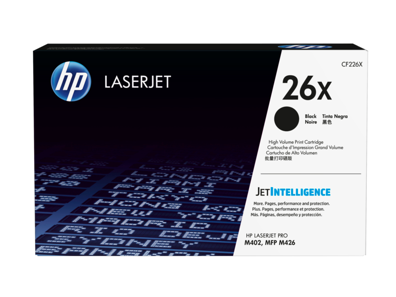 HP 26X High-Yield Black OEM LaserJet Toner Cartridge