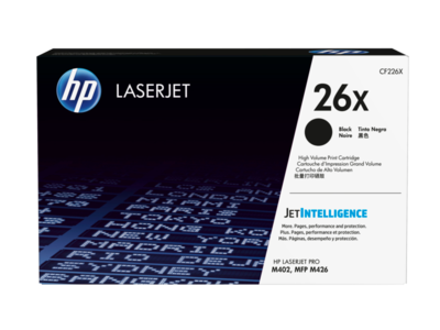 HP 26X High-Yield Black OEM LaserJet Toner Cartridge