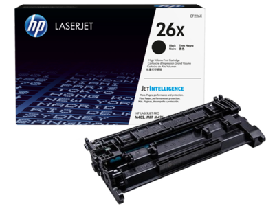 HP 26X High-Yield Black OEM LaserJet Toner Cartridge