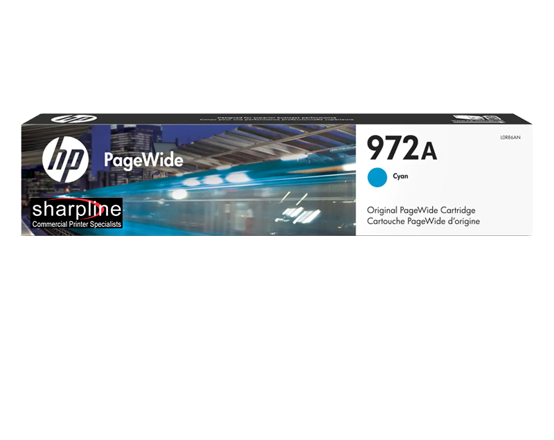 HP 972A Cyan OEM PageWide Ink Cartridge