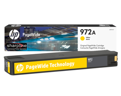 HP 972A Yellow OEM PageWide Ink Cartridge