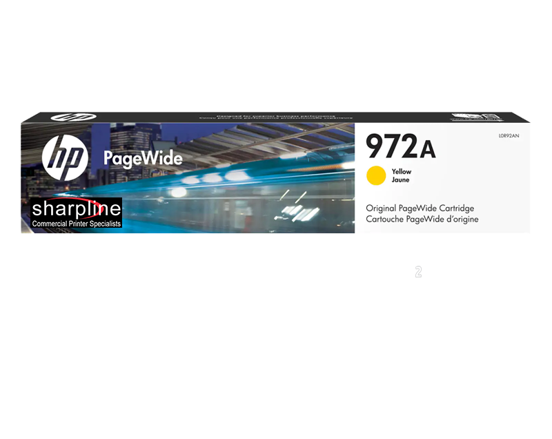 HP 972A Yellow OEM PageWide Ink Cartridge