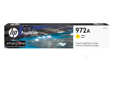 HP 972A Yellow OEM PageWide Ink Cartridge