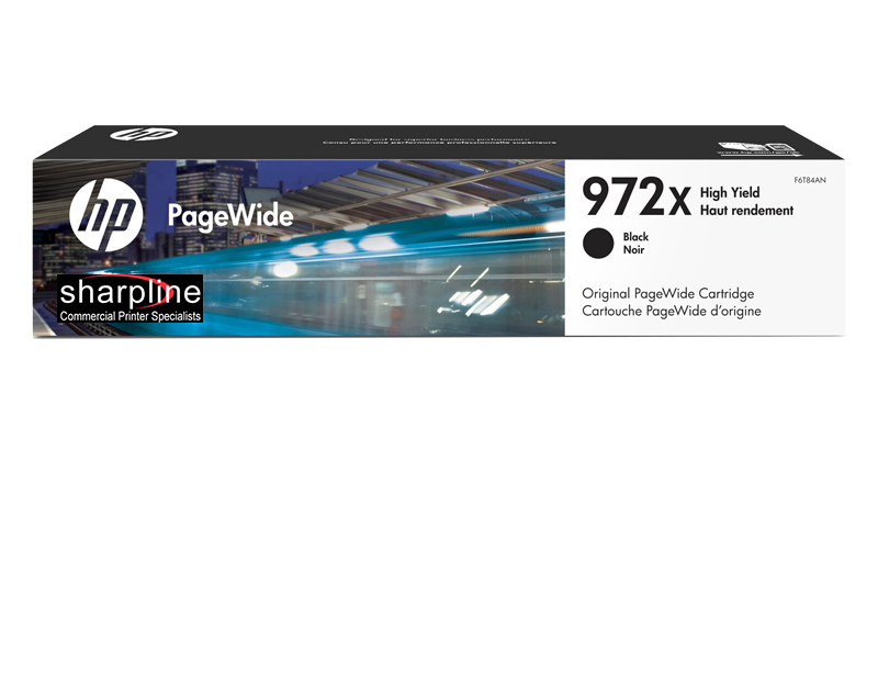 HP 972X Black High-Yield PageWide Ink Cartridge
