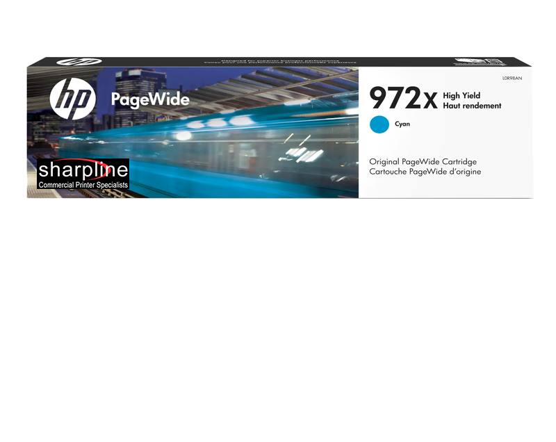 HP 972X Cyan High-Yield PageWide Ink Cartridge
