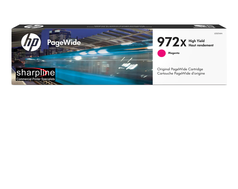 HP 972X Magenta High-Yield PageWide Ink Cartridge