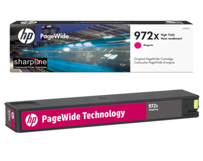 HP 972X Magenta High-Yield PageWide Ink Cartridge