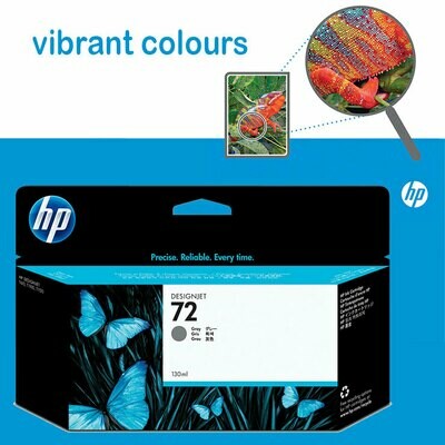 HP-72 130-ml Gray DesignJet Ink Cartridge