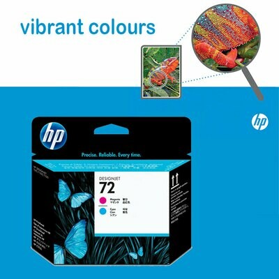 HP 72 Magenta and Cyan DesignJet Printhead