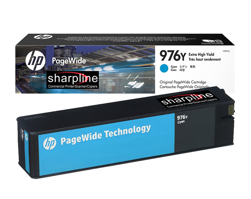 HP 976Y Cyan Extra-High-Yield PageWide Ink Cartridge