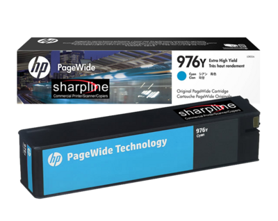 HP 976Y Cyan Extra-High-Yield PageWide Ink Cartridge