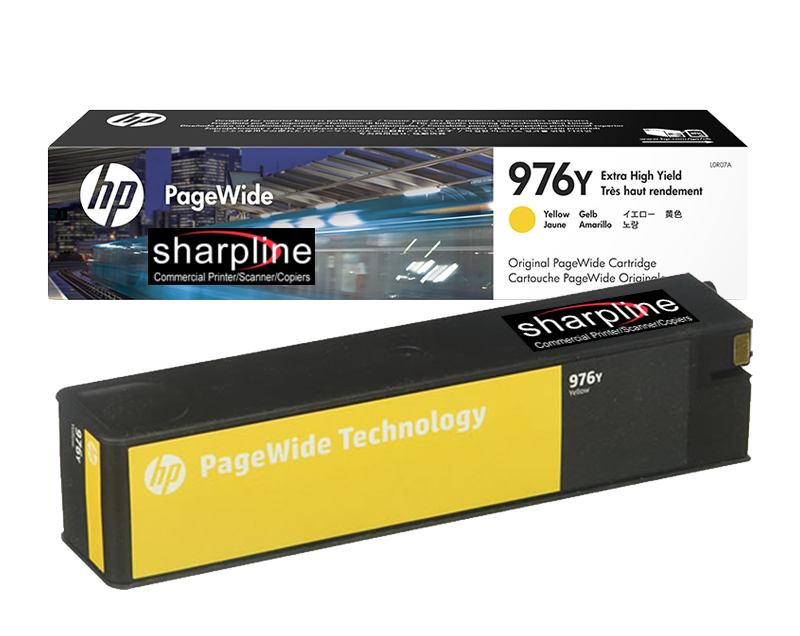 HP 976Y Yellow Extra-High-Yield OEM PageWide Ink Cartridge