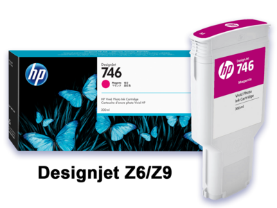 HP 746  Magenta DesignJet 300-ml Ink Cartridge