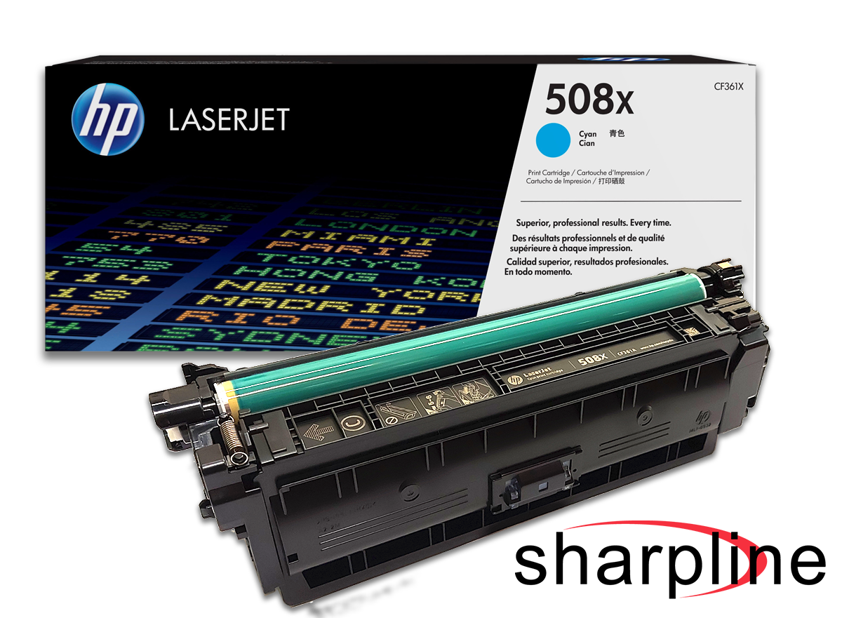 HP 508X Cyan High Yield Original LaserJet Toner Cartridge