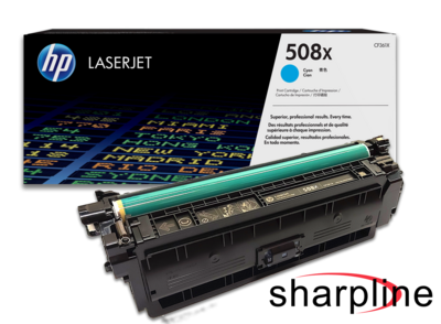 HP 508X Cyan High Yield Original LaserJet Toner Cartridge