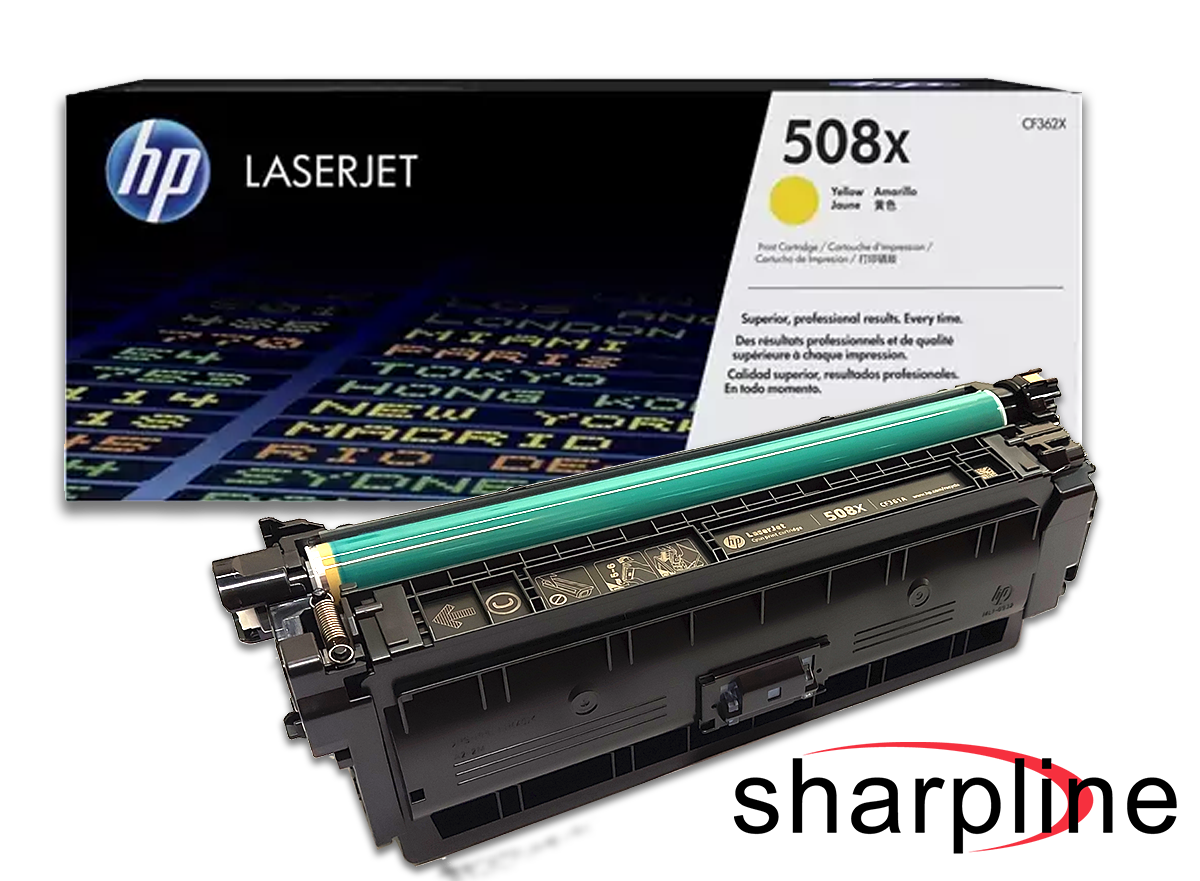 HP 508X Yellow High Yield Original LaserJet Toner Cartridge