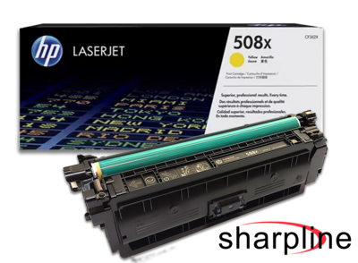 HP 508X Yellow High Yield Original LaserJet Toner Cartridge