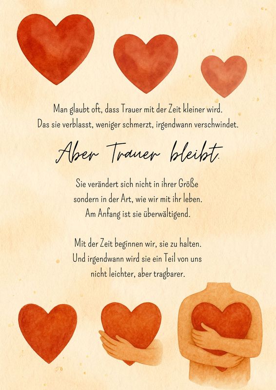 Poster Trauer