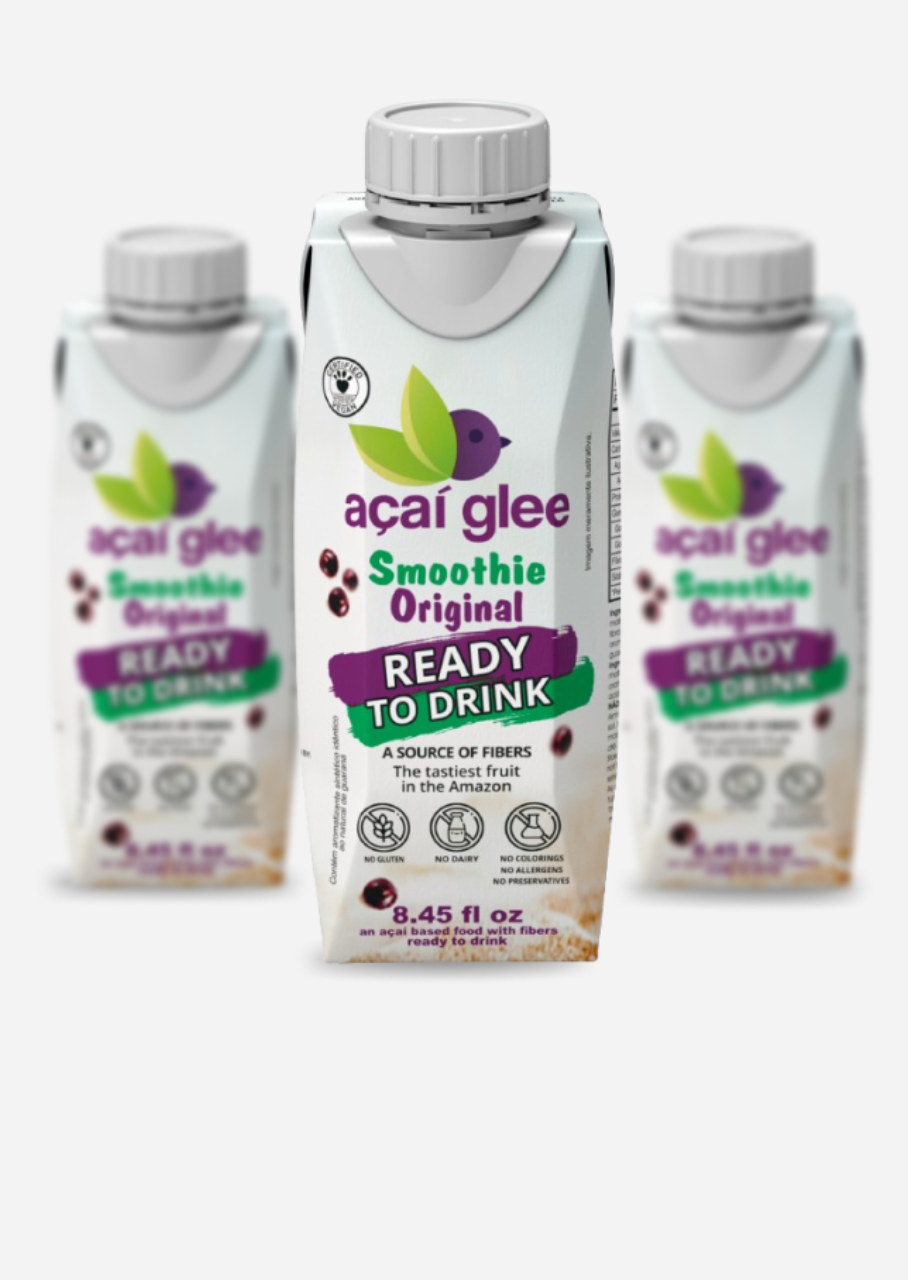 Pack 24 units | Açaí Glee Smoothie Ready to Drink 8.45 fl oz (250 ml)