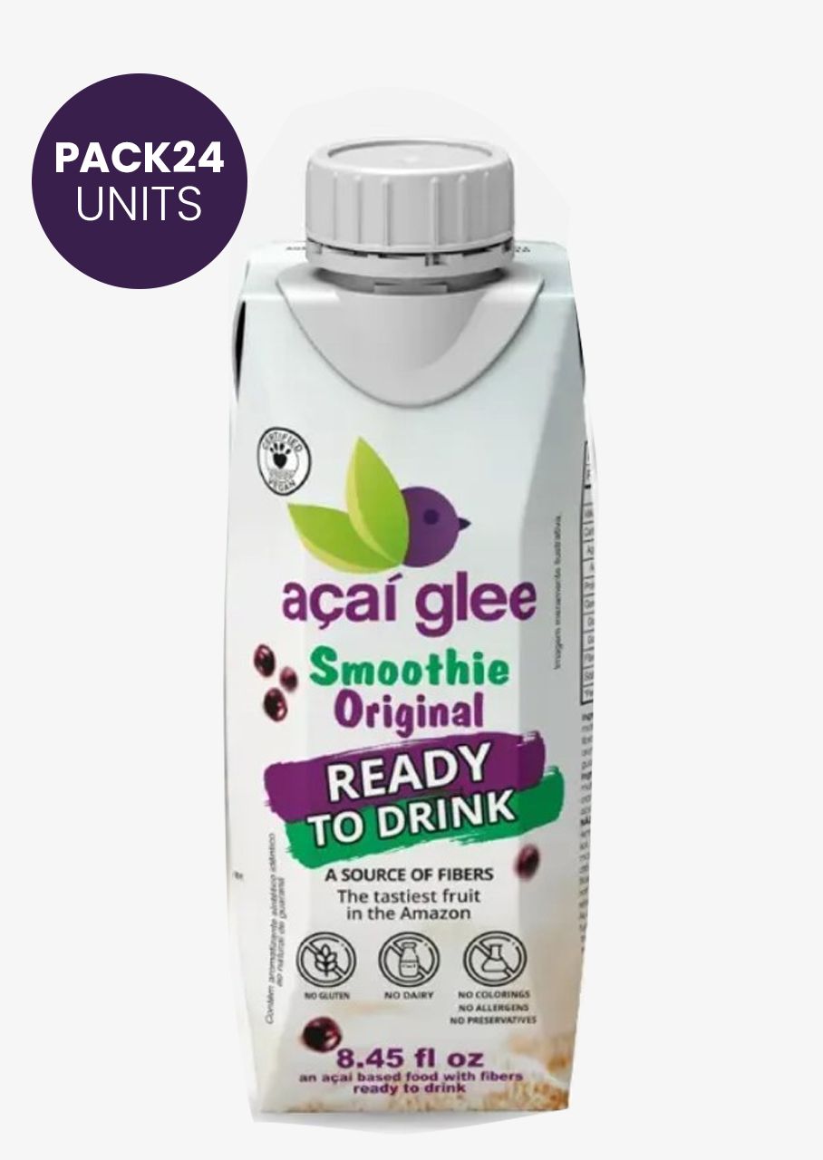 Pack 24 units | Açaí Glee Smoothie Ready to Drink 8.45 fl oz (250 ml)