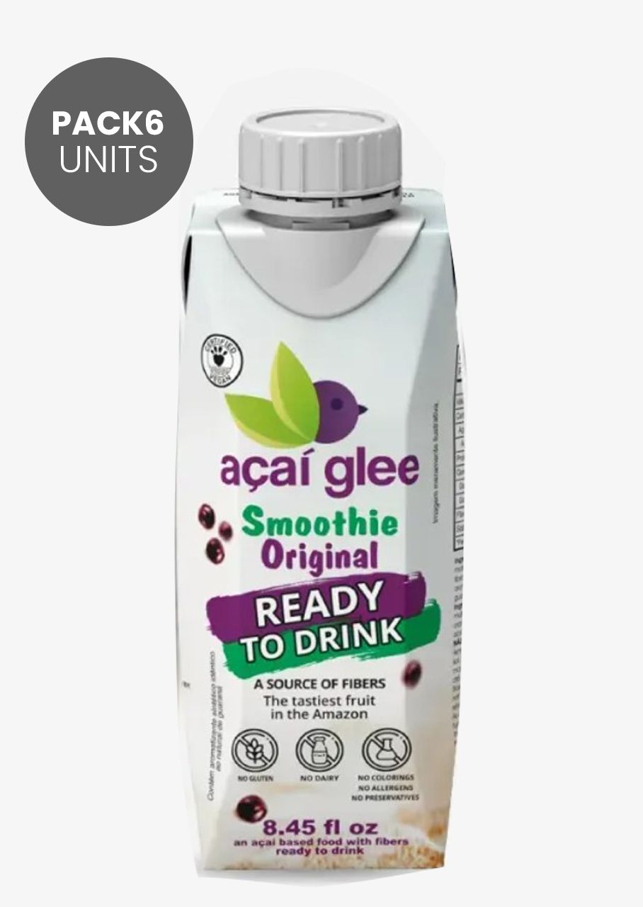 Pack 6 units | Açaí Glee Smoothie Ready to Drink 8.45 fl oz (250 ml)