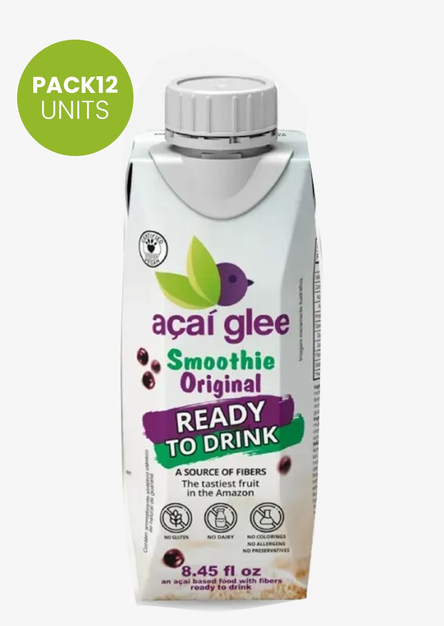 Pack 12 units | Açaí Glee Smoothie Ready to Drink 8.45 fl oz (250 ml)