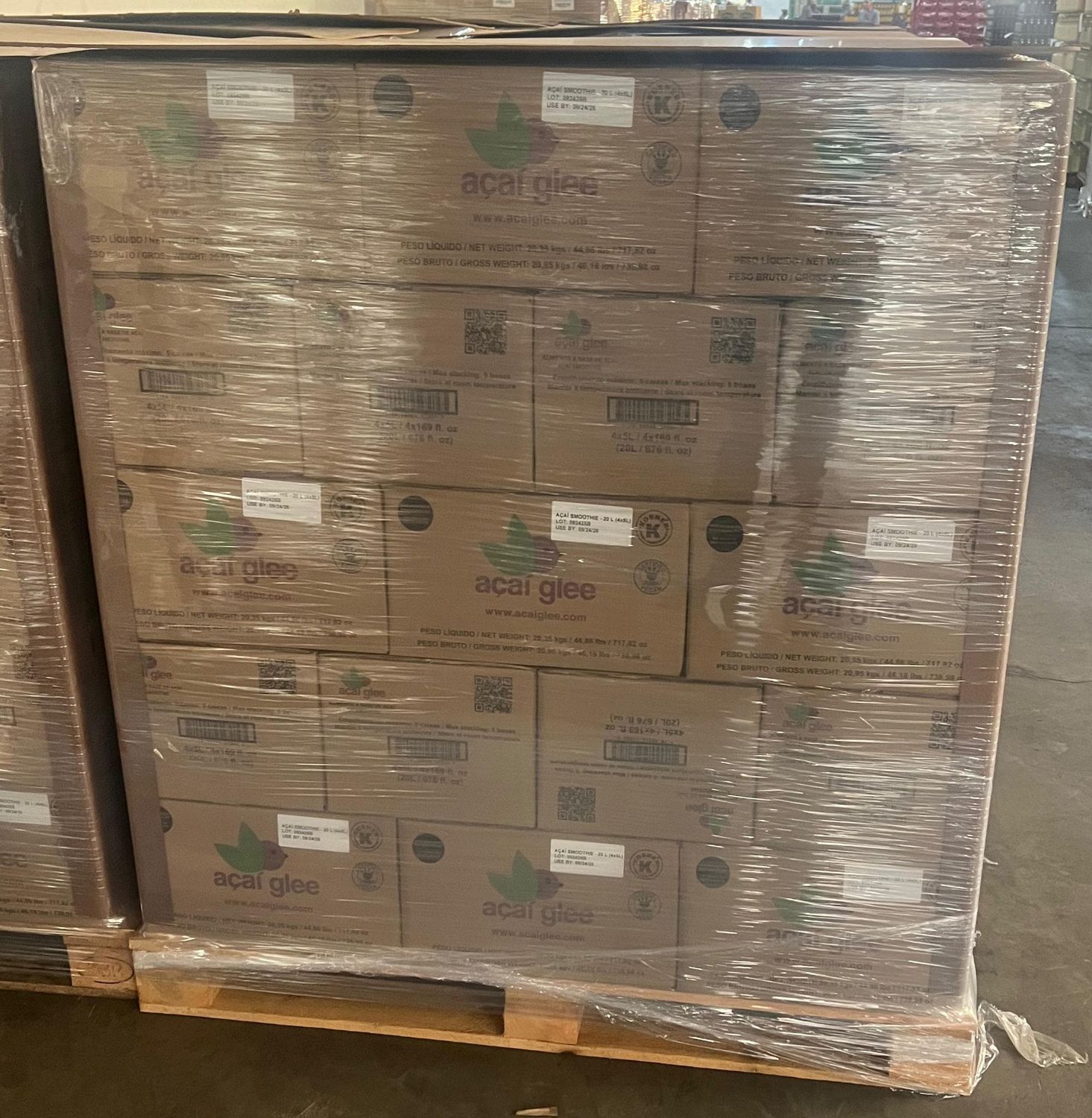 Bag-in-Box 20L (5.3 gallons) pallet 50 boxes