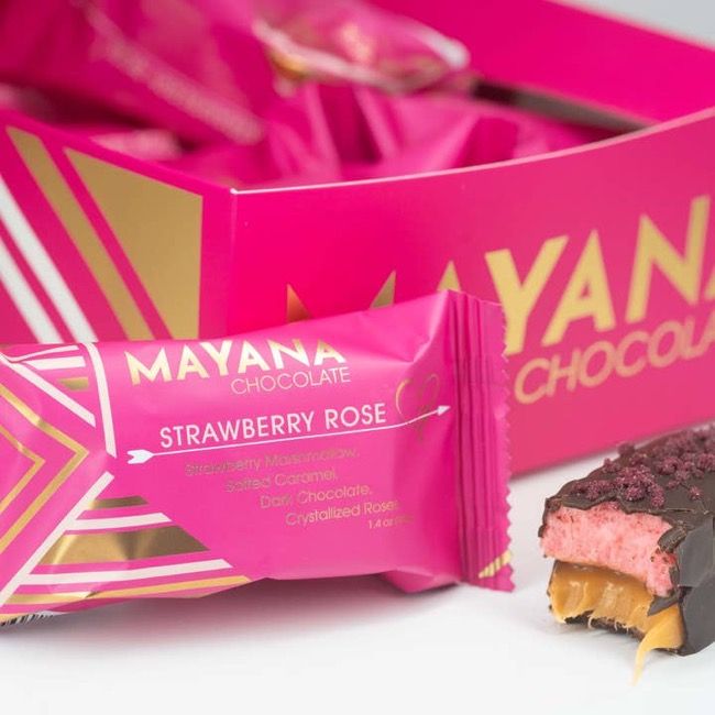 Strawberry Rose Mini Bar | Mayana Chocolate