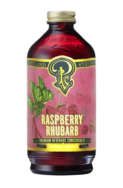 Raspberry Rhubarb Syrup 12 oz.