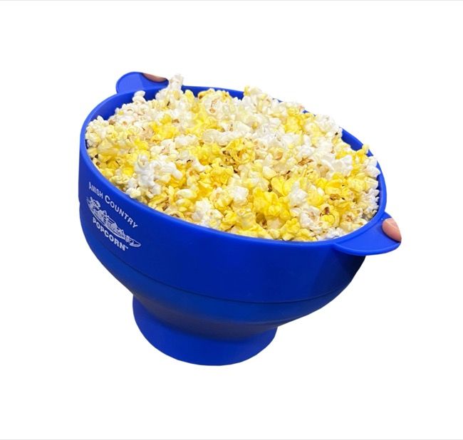 Silicone Popcorn Popper Red