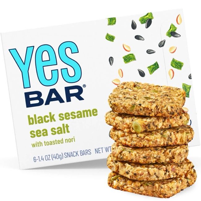 Black Sesame Sea Salt Gourmet Plant-Based Snack Bar