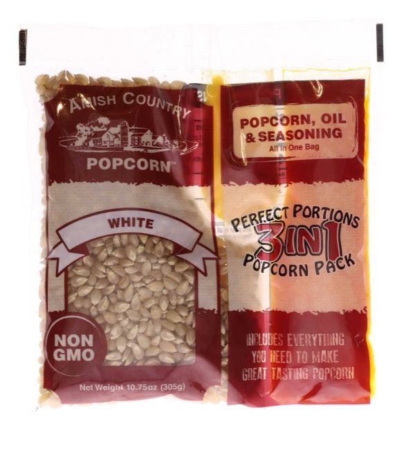Tri-Pack of White Popcorn, 10.75 oz.