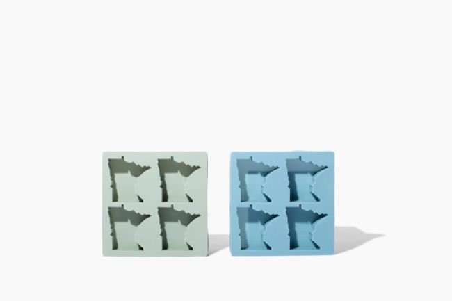 Minnesota Large Ice Cube Tray Lake Blue