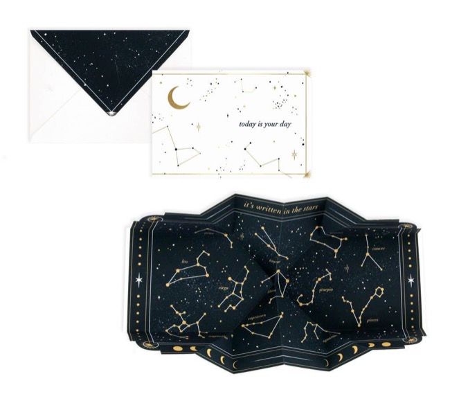 UWP In the Stars Constellation Pop-Up Greeting Card