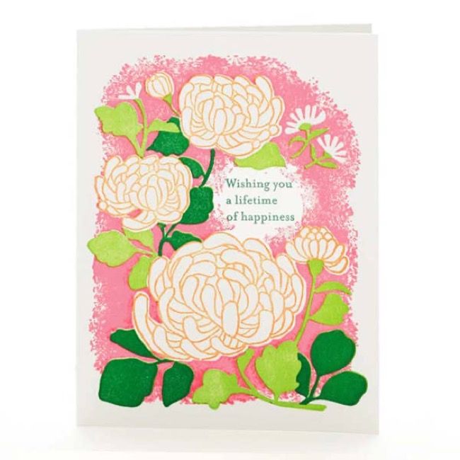 &quot;Wishing you a lifetime...&quot; Notecard