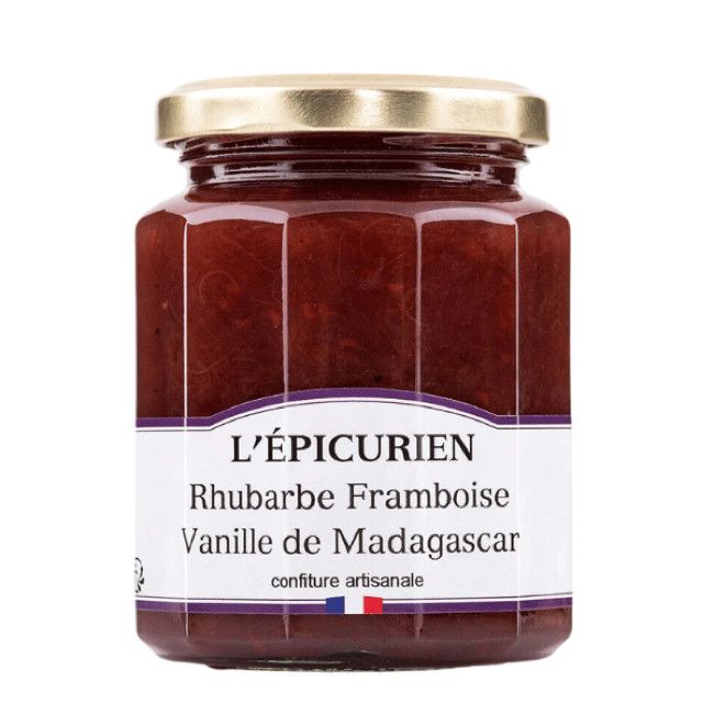 L&#39;Epicurien Rhubarb, Raspberry and Vanilla Preserves
