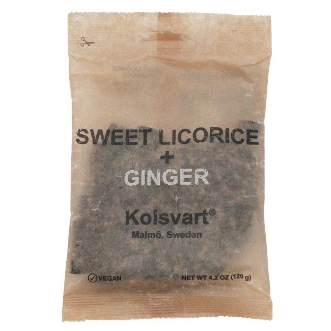 Sweet and Ginger Swedish Licorice, 4.2oz.