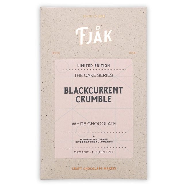 FjÅk White Chocolate Blackcurrant Crumble (Cake Series)