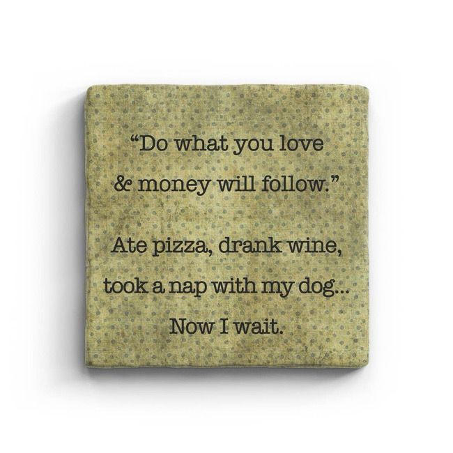 Do What You Love-Marble Coaster