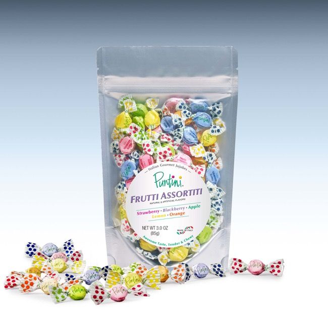 Puntini Frutti Assortiti Italian Gourmet Jujubes, 3 oz.