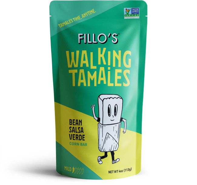 Bean Salsa Verde Walking Tamales