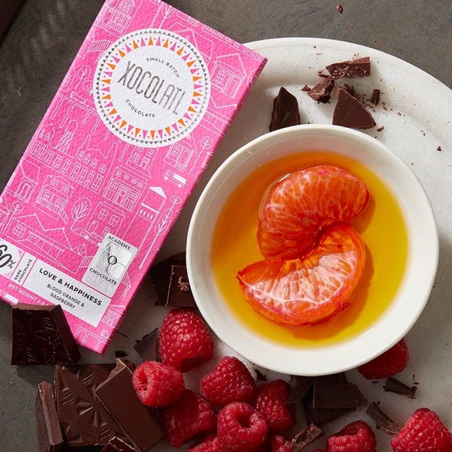 Love &amp; Happiness: Raspberry &amp; Orange 60% Dark Chocolate Bar