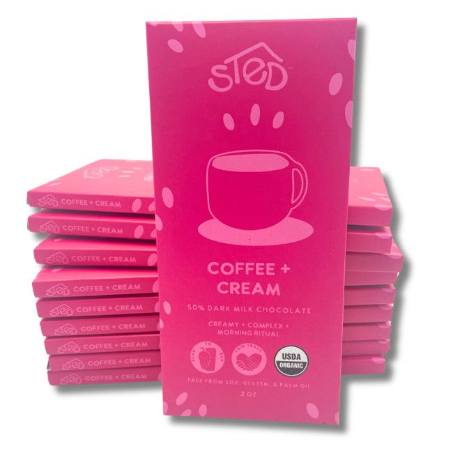 Coffee + Cream Chocolate Bar - Seasonal