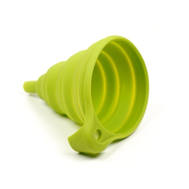 Silicone Funnel - Collapsible, Green