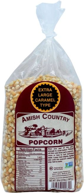 Extra Large Caramel Popcorn Bag- 2 lb
