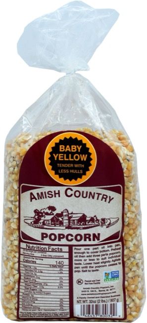 Baby Yellow Popcorn Bag- 2 lb