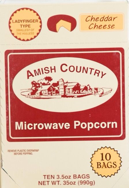 Microwave Cheddar Popcorn- 10 Pack Box