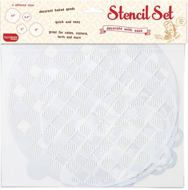 Baking Stencil Set - Plaid