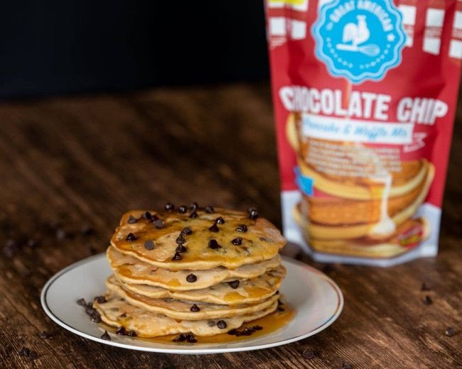 Chocolate Chip Gourmet Pancake &amp; Waffle Mix | Great American Pancake Company