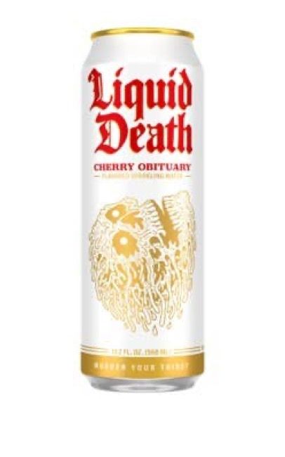 Liquid Death Cherry Obituary 19.2fl oz, 8ct